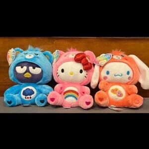 Sanrio Hello Kitty x Care Bear Plush Bundle